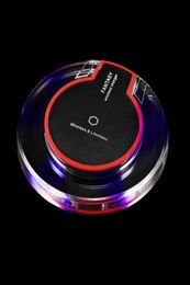 Qi Crystal Wireless Charger Charging Pad For Iphone X 8 8Plus Mini UltraSlim Wireless Charger For Samsung S6 S7 Edge Plus S8 Univ3137156