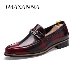 Boots Imaxanna New Pointed Patent Men Leather Oxford Shoes for Men Dress Shoes Business Wedding Men Formal Shoes Plus Size3843