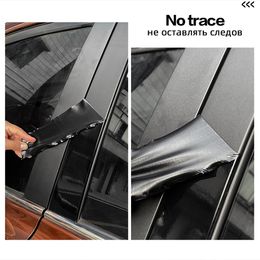 Car Matte Vinyl Film Matte Gloss Black Paste Protector Strip Waterproof Window Trim Film Anti Scratch Tape DIY Car Accessories