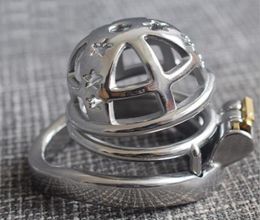 Sex Toys for Men Penis Rings Metal Male Cage BDSM Torture Erect Denial Couple Bondage Belt Device Lock Cock1274564