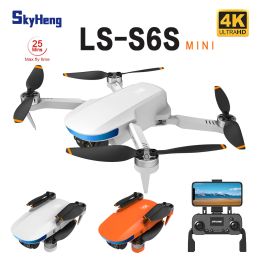 Drones New S6s Mini Dron 4k Profesional Hd Dual Camera Drone Gps 5g Wifi Fpv Brushless Folding Quadcopter Rc Dron S6s Helicopter Vsl900