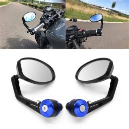 7/8" Motorcycle Handle bar end Rearview mirror Convex side mirrors For Zontes G1 125 Zontes350 350D Zontes310M 310X T310 310R