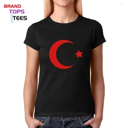 Women's T Shirts Turkey T-Shirt Women Female Casual Cotton Summer Tops Tee Short Sleeve Streetwear Funny Turkish Flags Shirt