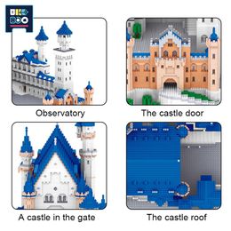 11810PCS Mini City Famous Castle New Swan Stone Building Blocks World Architecture Bricks Educational Toys for Children Gifts