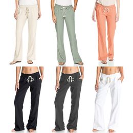 Wide Leg Lounge Pants for Women High Waist Pyjama Pants with Pockets Casual Loose Fit Drawstring Sweatpants