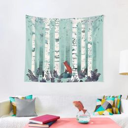 Tapestries The Birches Tapestry Decoration Aesthetic Room Decorations Bed