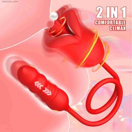 Other Health Beauty Items 2in1 Clitoral Licking Rotating G Spot Vibrator Clit Tongue Dildo Vaginal Vibrating Stimulator Adult Toys for Women L49