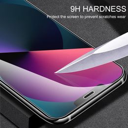 4PCS Full Cover Tempered Glass Screen Protector For iPhone 13 Pro Max 13 pro 13 13mini HD Tempered Glass Anti Scratch Flims