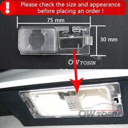 170 Degree AHD 1920x1080P Rear Backup Camera For Ford Edge SEL/Limited U387 2011-2014 Backup Camera Bracket Licence Plate Light