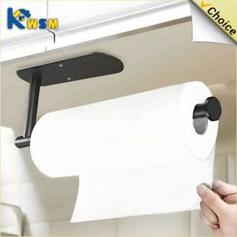 Toilet Paper Holders Self Adhesive Toilet Roll Paper Holder Wall Mount Bathroom Storage Organiser Stand Stainless Steel No Punching Towel Dispenser 240410