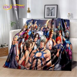 King of Fighters Retro Game Gamer Soft Plush Blanket,Flannel Blanket Throw Blanket for Living Room Bedroom Bed Sofa Picnic Cover