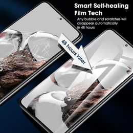 For Xiaomi Mi 13 Ultra Soft TPU Hydrogel Film Anti-Scratch Clear Fingerprint Unlock Screen Protector Not Temepered Glass