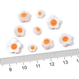 5pcs 6/8/10mm Natural Freshwater Shell Single sided Fritillaria Egg Flower Beads DIY Made Jewelry Discovery Necklace Bracelet A