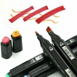 DIXSG Markers Set 60/80/120 Colors Markers Sketch Set for Manga Design Double Head Brush Pen