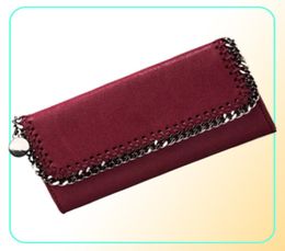 Fashion Women Purse Stella Mccartney Long Sqaure Hasp Lady Wallet Soft PVC Leather Bag 10237836711