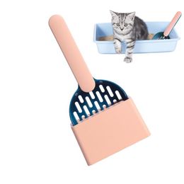 Litter Scoop For Cats Deep Shovel Cat Scooper Cat Litter Scooper With Holder Long Handle Poop Sifting Durable And Cute