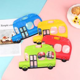 Gift Wrap 5PCS Cartoon Car Shape Candy Favor Bag Treat For Cars Birthday Theme Party Supplies Snack Packing Bags