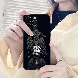 Ghost Heavy Metal Band Phone Case Fundas For Iphone 14 Pro Max 13 Mini 11 12 Xr X Xs 6 6s 7 8 Plus Shockproof Back Cover