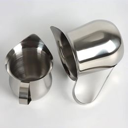 Kitchen Stainless Steel Milk Frothing Pitcher Espresso Steam Coffee Barista Craft Latte Cappuccino Milk Cup Frothing Jug Pitcher- for Espresso Steam Frothing