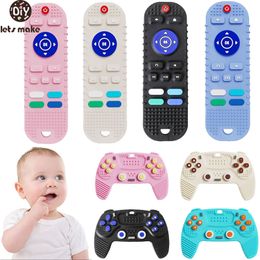 Silicone Baby Teether TV Remote Control Shape Rodent Gum Pain Relief Teething Toy Baby 6-12 Months Sensory Educational Toy Gifts