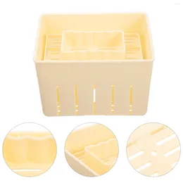 Mugs 3 Sets Tofu Cheese Maker Press Mould Making Tool With Lid For Kitchen