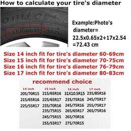 Golden Star Spare Tire Cover Waterproof Dust-Proof Wheel Protectors Universal for Trailer,,SUV,RV and Many Vehicle A