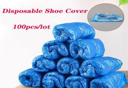 100pcslot Shoe Cover Disposable Shoe Cover Dustproof Nonslip shoes Cover Waterproof Slip Resistant Shoe Booties For Household3869847