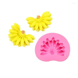 Baking Moulds Banana Fondant Cake Silicone Chocolate Mould Cookie Decoration Tools LDY-261