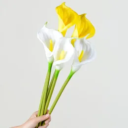 Decorative Flowers Artificial Calla Lily Branch Wedding Callalily Elegant Flower For Home Party