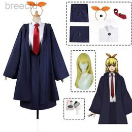 Anime Costumes Cosplay Mashle Magic and Muscles Lemon Irvine Cosplay Costume Wig Adler Rob Trench Headgear School Uniform Daily Outfit Women 240411