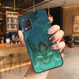 Genshin Impact Namecard Phone Case for OPPO Realme GT 2 Pro X2 Pro XT C25S 8 7 6 Pro 6i GT Master C3 C21 C21Y C11 X3 SuperZoom