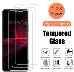 1-3PcS Tempered Glass For Sony Xperia 1 1ii 1iii 5 5ii 5iii 8 10 II III Lite Plus 10ii 10iii Screen Protector Cover Film