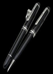 s Luxury Msk163 Classic Black Resin Rollerball pen Ballpoint pen Fountain pens Stationery school office supply with Ser4360167