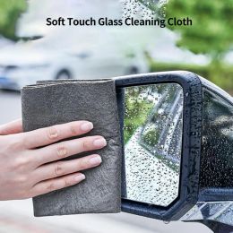 10Pcs Glass Cleaning Cloth Lint Free Cleaning Towel Vehicle Care Cleaning Rag Kitchen Dish Cloth Car Accessory Household Supply