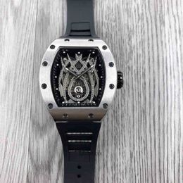 Luxus -Männer -Designer Uhren Mode Casual Sapphire Mirror Hollow Design Schweizer Automatische mechanische Bewegung OPLT OPLT