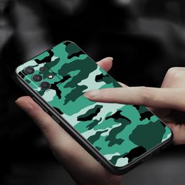 Camouflage Pattern Camo military Army Case Cover for Samsung Galaxy A32 A13 A51 4G A11 A12 A22 A21s A52 5G A71 A72 Matte cover