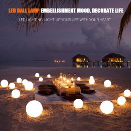 Waterproof Wedding Party Patio Lawn Floating Lamp LED Outdoor Garden Ball Light Wedding Home Outdoor Decorations