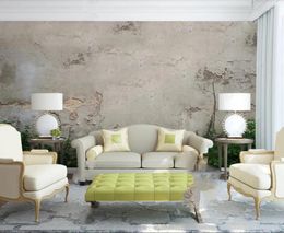 Wallpapers Modern Simple Fashion Elegant Retro Do Old Wall Off Brick Painting