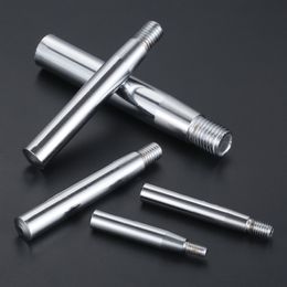 Silver Metal Straight Revolving Handle Grips for Milling Machine Lathe Grinding Machine M6 M8 M10 M12 M16 Thread Solid Handwheel