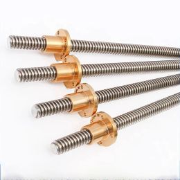 T16 Lead Screw 100mm 150 200 250 300 350 400 500 600mm lead 2/3/4/8mm screw large lead trapezoidal screw 3D printer part