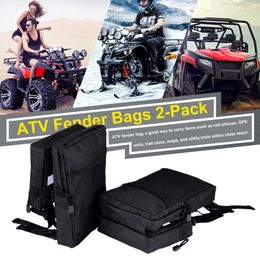 1Pair 600D Oxford ATV Fender Bags ATV Tank Saddle Bags Cargo Storage Hunting Bag ATV Bag Accessories