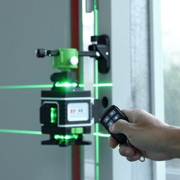 KaiTian 360 Self-Leveling Laser Levels Tripod Professional Green Beam Cross Line Horizontal&Vertical Nivel Lasers Level Receiver