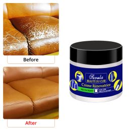 1Pcs Multifunctional Leather Refurbishing Cleaner Repair Cream for Car Seat Sofa Color Paste Renew Cleaning Kit Decontamination