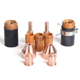 Copper Welding Consumable Swirl Ring Soldering Accessory Plasma Nozzle PMX65/85/105A Series Cutter Tip Shield Electrode