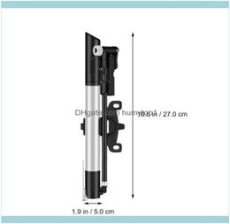 Bike Bicycle Aessories Cycling Sports Outdoorsbike Pumps Air Pump Aluminium Alloy Multifunction Inflator Mini Tire Drop Delivery7481350