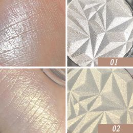 Glitter Diamond Highlighter Powder High Gloss Brighten Powder Makeup Shimmer Matte Blush Face Body Contour Illuminate Cosmetic