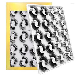 False Eyelashes 20pair Of Fluffy Dramatic Thick Volume Imitation Mink Natural Lashes Fake Pack Individual Russia 30d/40d