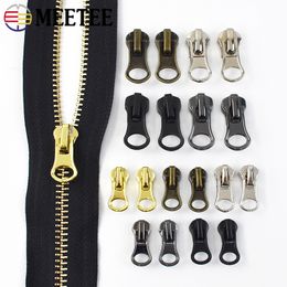 5/10Pcs 3# 5# Zipper Slider Pull for Metal Zippers Decorative Zip Head Bag Jacket Coat Jeans Backpack Clothes Sewing Accessories