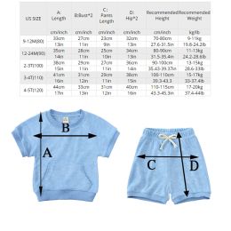2024 Spring Autumn Kids Outfits Solid Terry Cloth T-shirt+Shorts Clothes Summer Boy Girl Korean Tracksuit For 9M-5T Infant Set