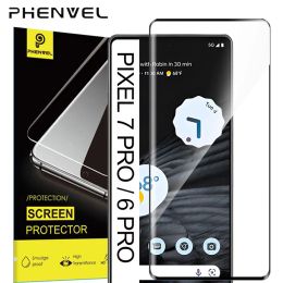 3D Protective Glass For Google Pixel 7 Pro Full Glue Screen Protector Pixel 6 Pro Anti Shatter Tempered Glass Film